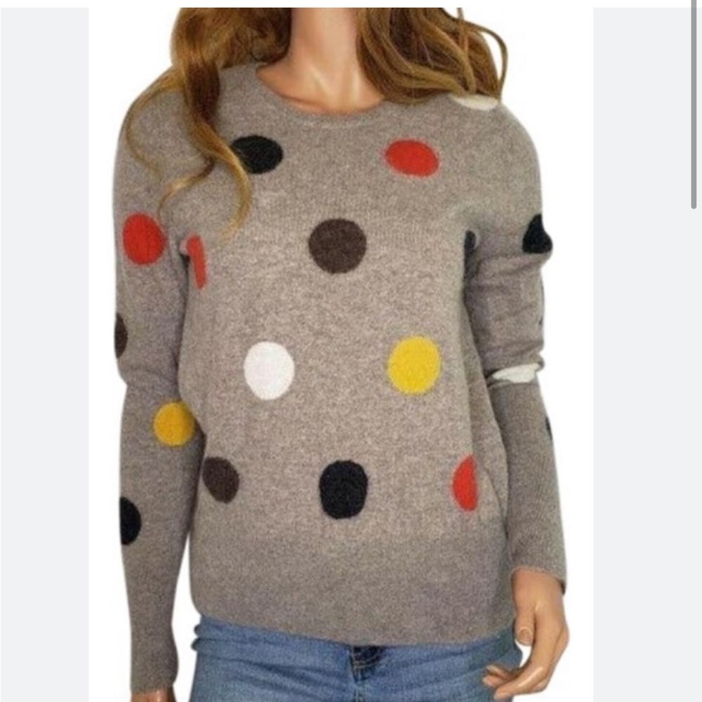 Cynthia Rowley - Polka Dot Cashmere Sweater